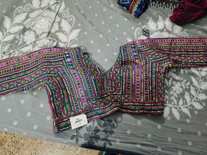 Mirror Work Embroidered Blouse