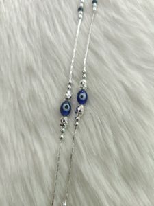 Evil Eye Pure Silver Payal For Women&#39;s
