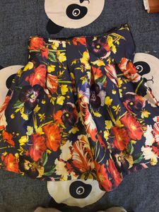 Floral Print Skirt
