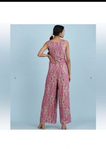Aarke Ritu KumarGeometric Print Round-Neck Jumpsui