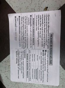 Microbes in Human Welfare Study Sheet