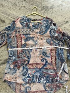 Patterned Tunic Top