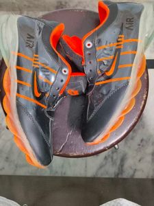 Black 🖤 And Orange 🧡 Sports Shoes For Boys