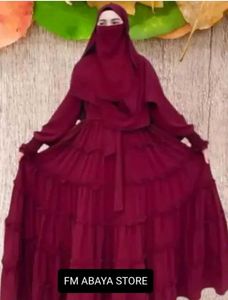 Maroon Abaya 🥀💄🫀