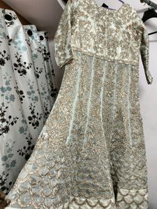 Heavy Stone Work Lengha