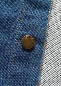 Denim Jacket With Little Bit Distressing Style