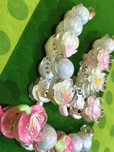 Floral Hair Clips Set Of 3