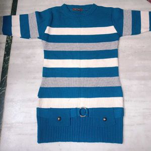Striped woollen Dress