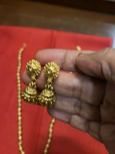 Gold Beaded Necklace