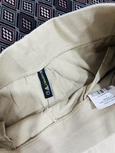 Beige Track Pants
