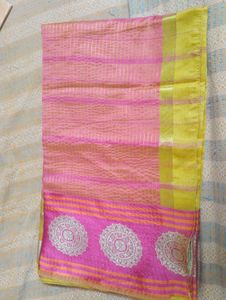 Yellow Saree For Haldi Occasion In Good Condition