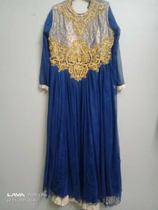 Elegant Blue Ethnic Gown