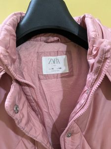Pink Quilted Puffer Jacket