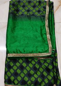 😍💚Beautiful Green Silk Saree😍💚