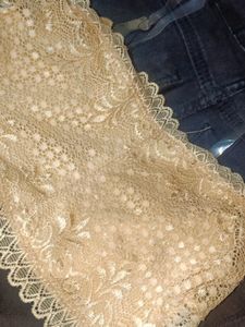 Net Bra With Transparent Strip And Removable Pad