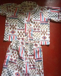 Patterned Two-Piece Set