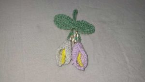 Crochet Flower Keychain