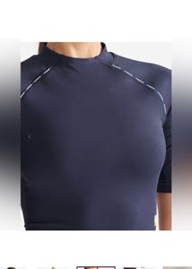 SUPERDRYHigh-Neck Running Crop Top