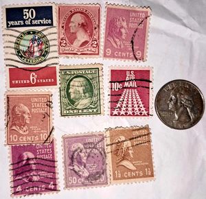 1950s VINTAGE U.S.A Stamps