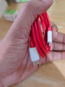OnePlus type c to cee Cable red
