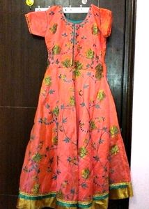 Umbrella Dress, Banarasi Silk