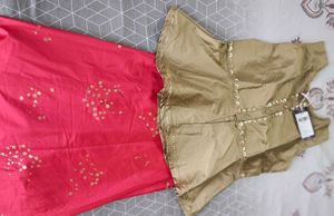 New Ethnic Blouse And Skirt