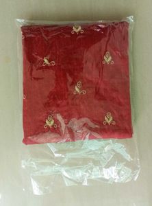 Red Embroidered Kurti