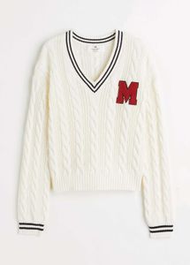 H&m Y2k Cable Knit Sweater