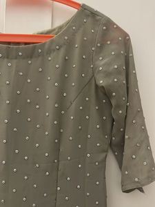 Elegant Grey Kurta