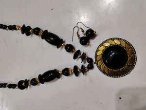 Stunning Black Necklace Set Just49 Rs🤩
