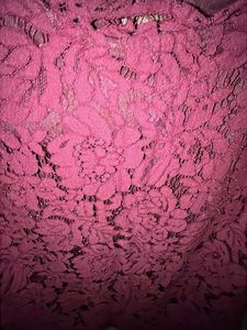 Burgundy Lace Top