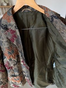 VINTAGE SILK TAPESTRY BLAZER