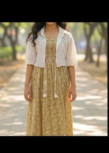 Elegant Floral Print Maxi Dress