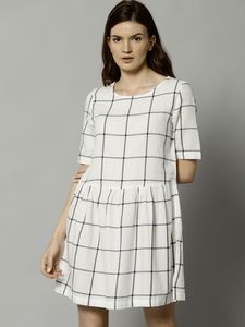 Marks &amp; Spencer Chic Plaid Mini Dress