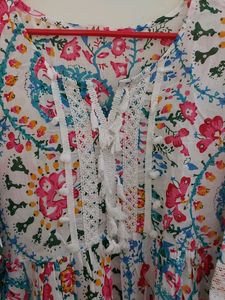 Floral A-Line Mini Dress