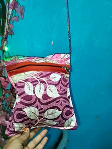 Quilted Floral Crossbody Bag