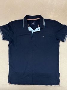 Van Heusen Navy Polo Shirt - Size M