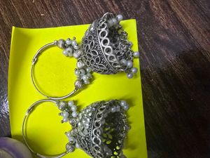 Statement Earrings(with A Cute Purple Lipbalm)