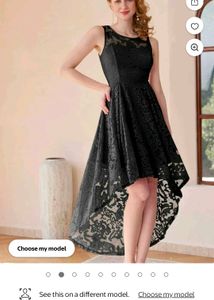 Lace Hi-Lo Dress