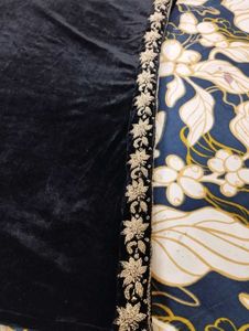 Zardozi Work Velvet Kurta
