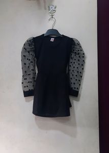 🥳Offer Only For Today Dress With Net Sleeve