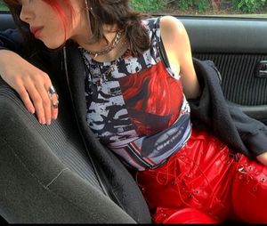Grungy Y2k Tank Top For Summer
