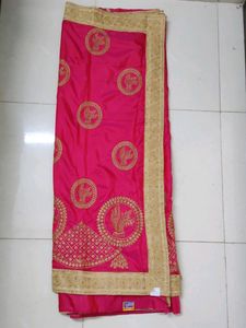 Beautiful Heavy Work Wedding Saree