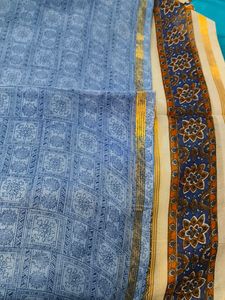Blue Colour Fashionable Saree