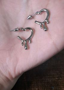 Drip Heart Earrings