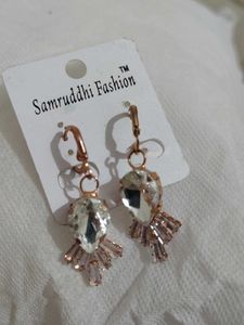 Sparkling Crystal Drop Earrings