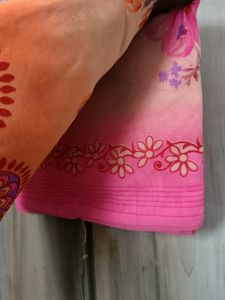 Floral Print Saree