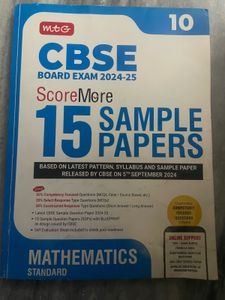Mathematics Sample Paper class 10th (2024-25)