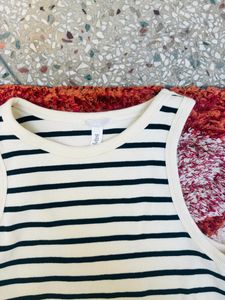 H&amp;m Crop Vest Top Sleeveless