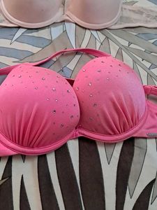 Combo Of Four Imported Fabric Bra N Panty
